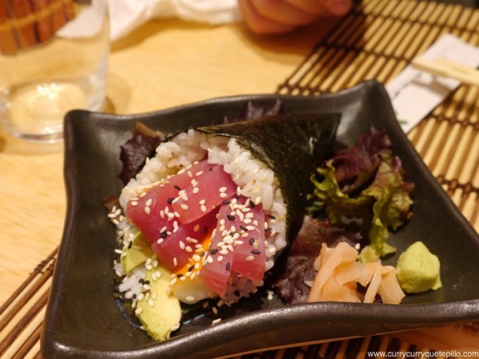 Temaki de atún