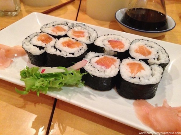 Makis de salmón.