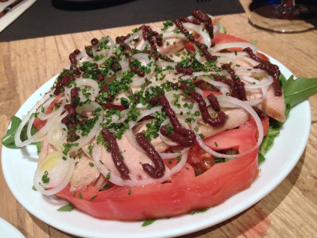 Ensalada de tomate cor de bou.