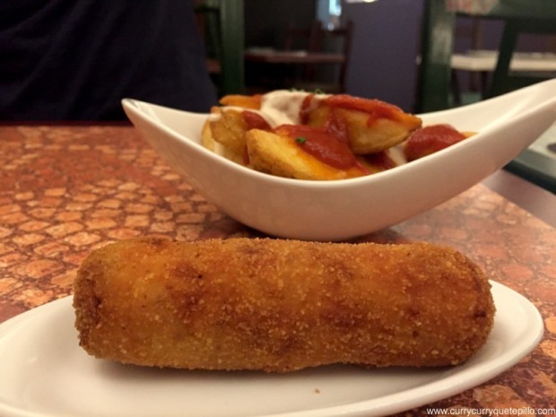 Croquetón de jamón en Cervecería Gastronómica Mondoré (Barcelona)