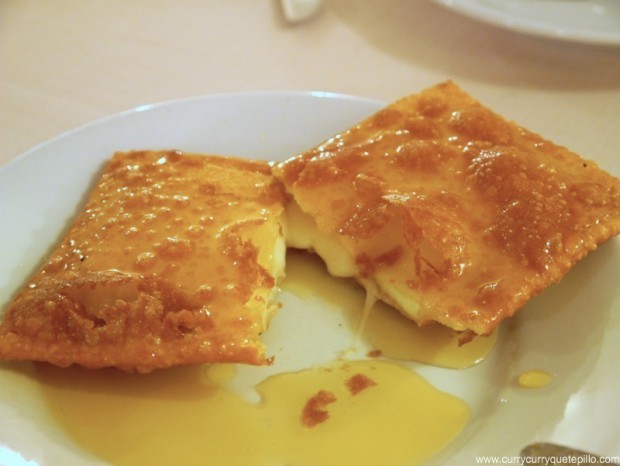 Seadas en el restaurante Li Lioni (Cerdeña)