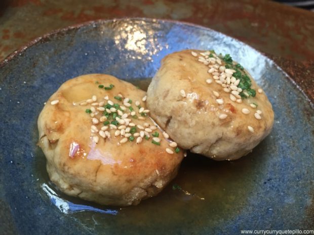 Hamburguesas de ternera y tofu, del menú Akashi