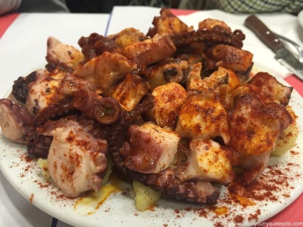 Pulpo con cachelos